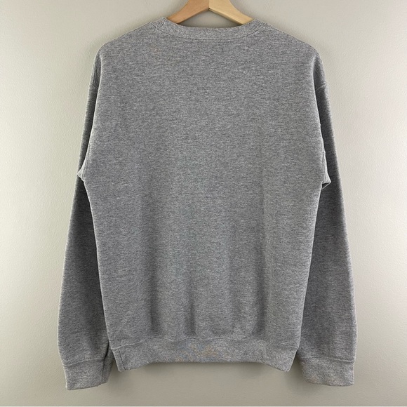 ARIANA GRANDE Light Grey No Tears Left To Cry Oversized Pullover Sweatshirt - Picture 10 of 11